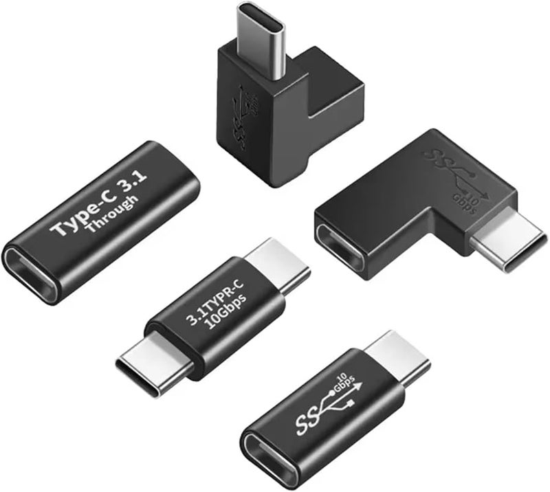 USB 3.1 Type C محول من أنثى إلى ذكر حجم صغير نقل بيانات فعال اللون D - Image 5
